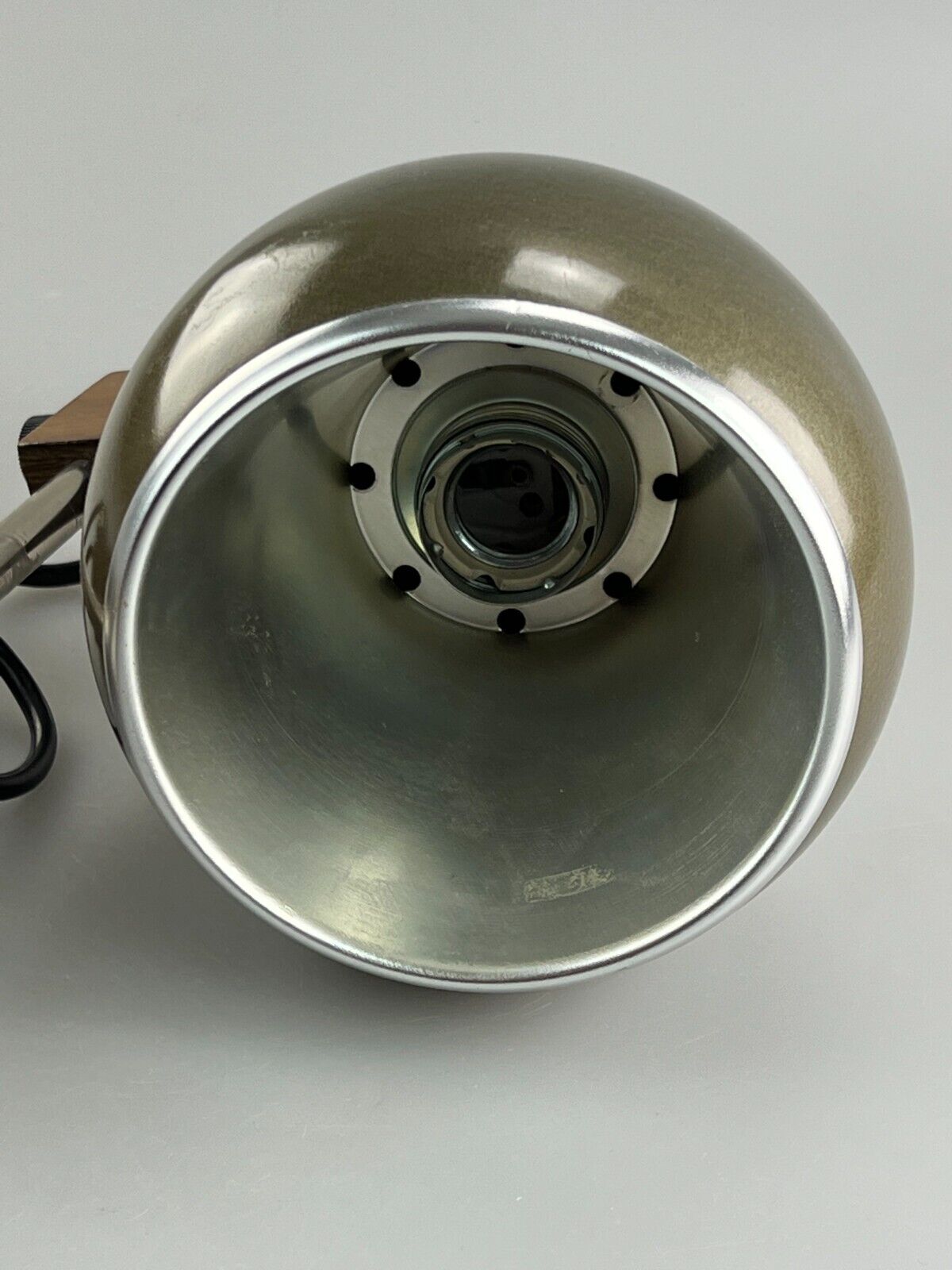 60s 70s lamp fixture wall sconce temde lighten teak space age design