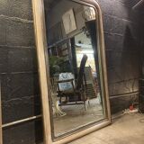 Mirror XIX eme in wood and stucco