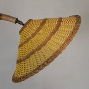 Lampe sur pied en bambou, années 1950