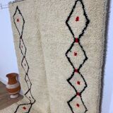 Handmade Moroccan Berber rug 253 X 153 CM