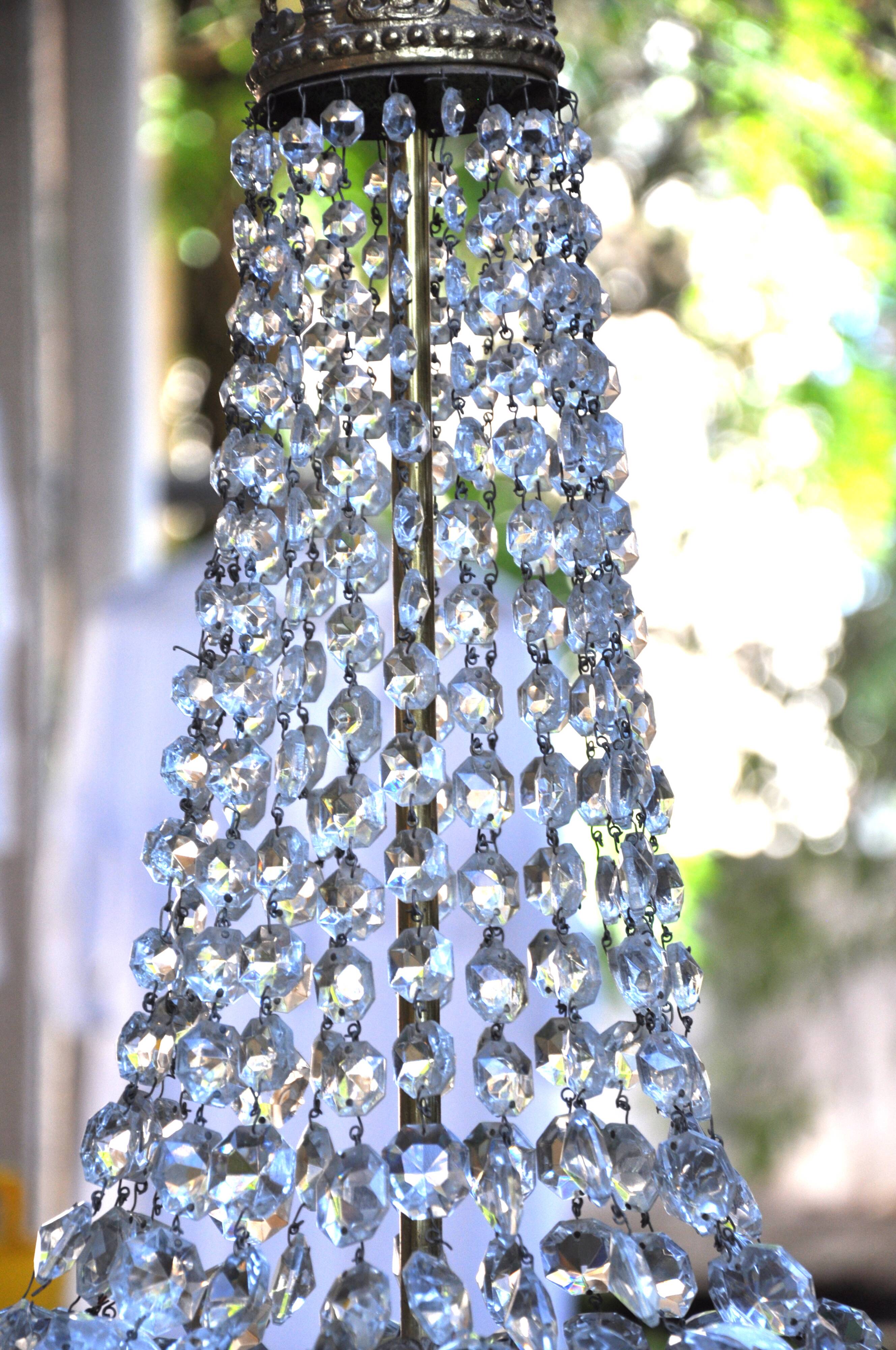 Lustre ancien Montgolfiere