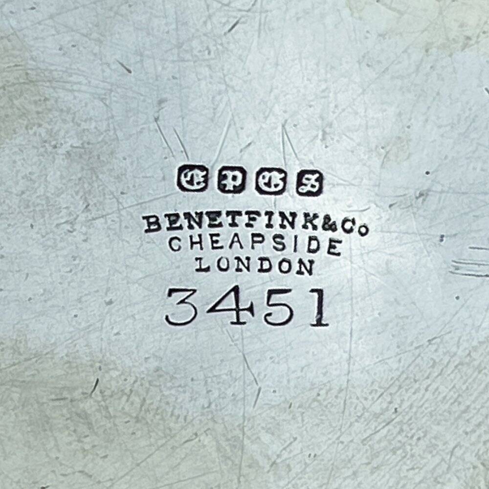 Silver-plated coffee pot by Benetfink & Co.