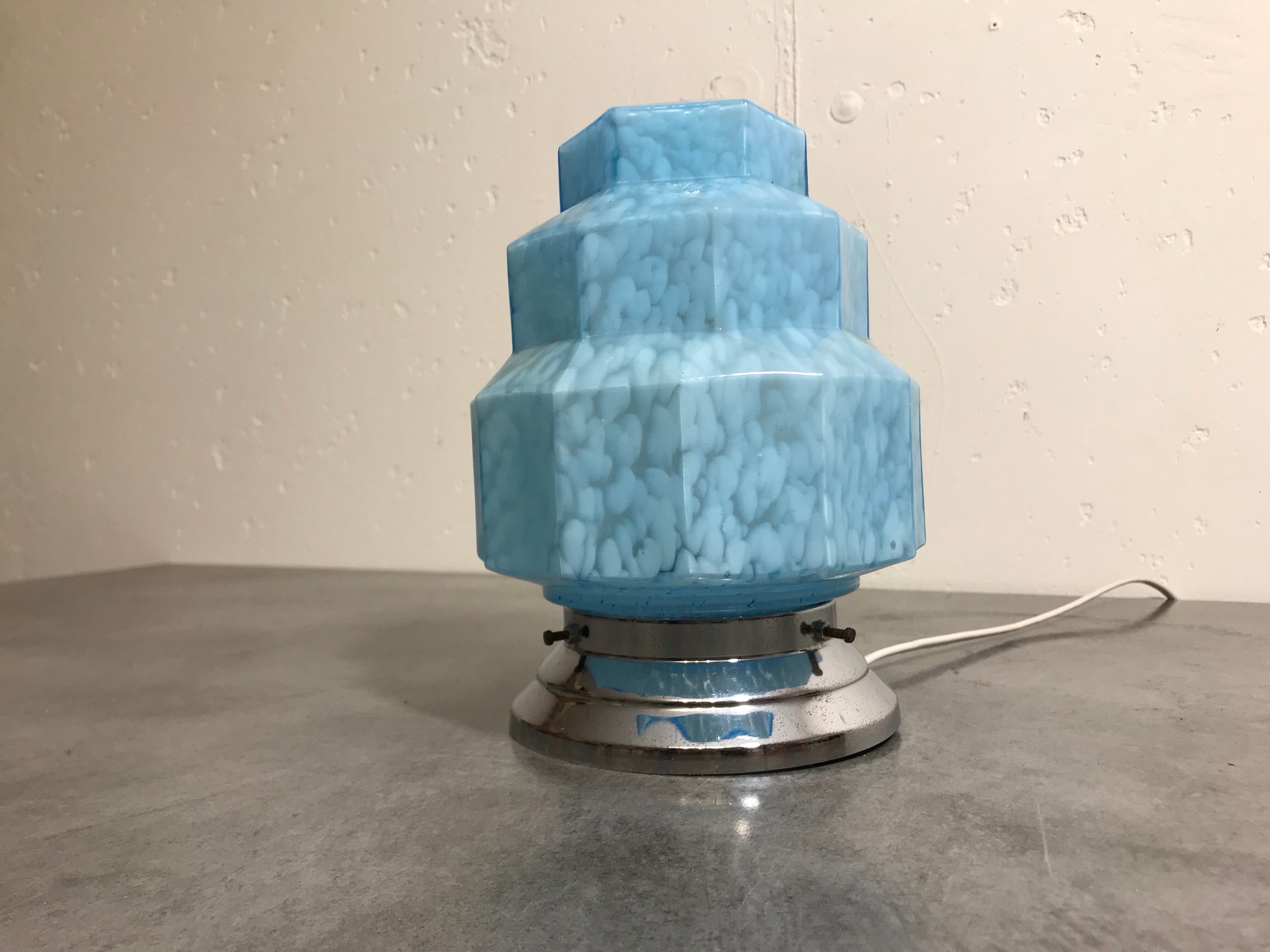 Art Deco cathedral lamp