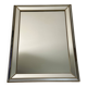 Mirror with glazing beads, Deknudt design, Belgium, 1970s