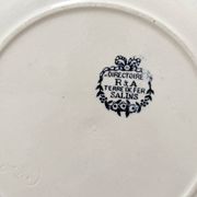 5 assiettes creuses terre de fer « Directoire » Salins