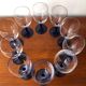 Vintage cobalt blue stemmed lenses