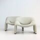 pair of "Groovy" armchairs by Pierre Paulin