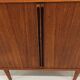 Kai Kristiansen Teak Tambour Door LP Record Cabinet, 1960s.