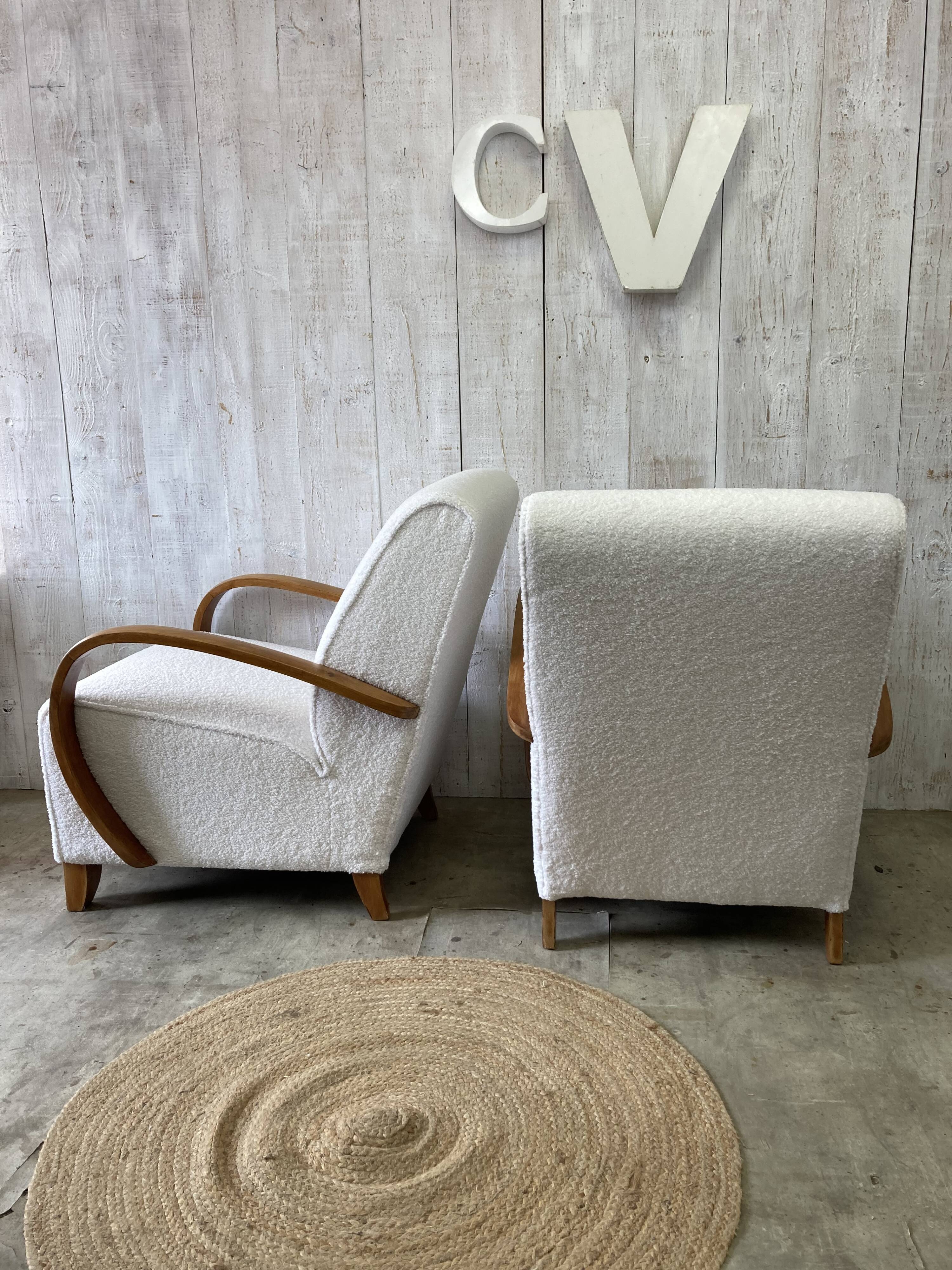 Pair of vintage armchairs