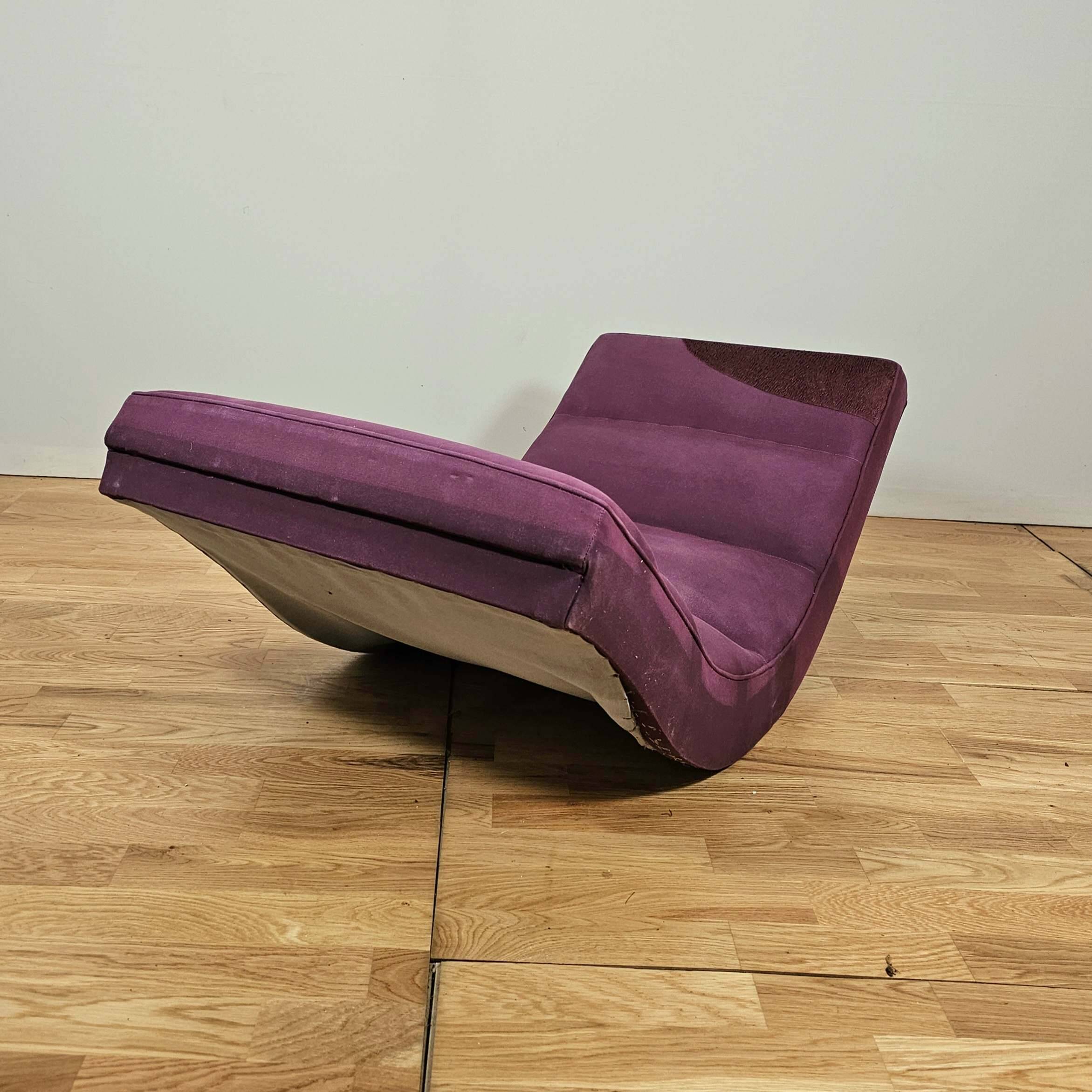 Pair of large armchairs with crossbars, circa 1950, Canovas fabric embroidered by Lesage