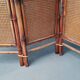 Paravent bambou et rotin vintage 1940