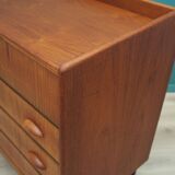 Coiffeuse en teck, design scandinave, années 1960, fabriquée par SW Finland