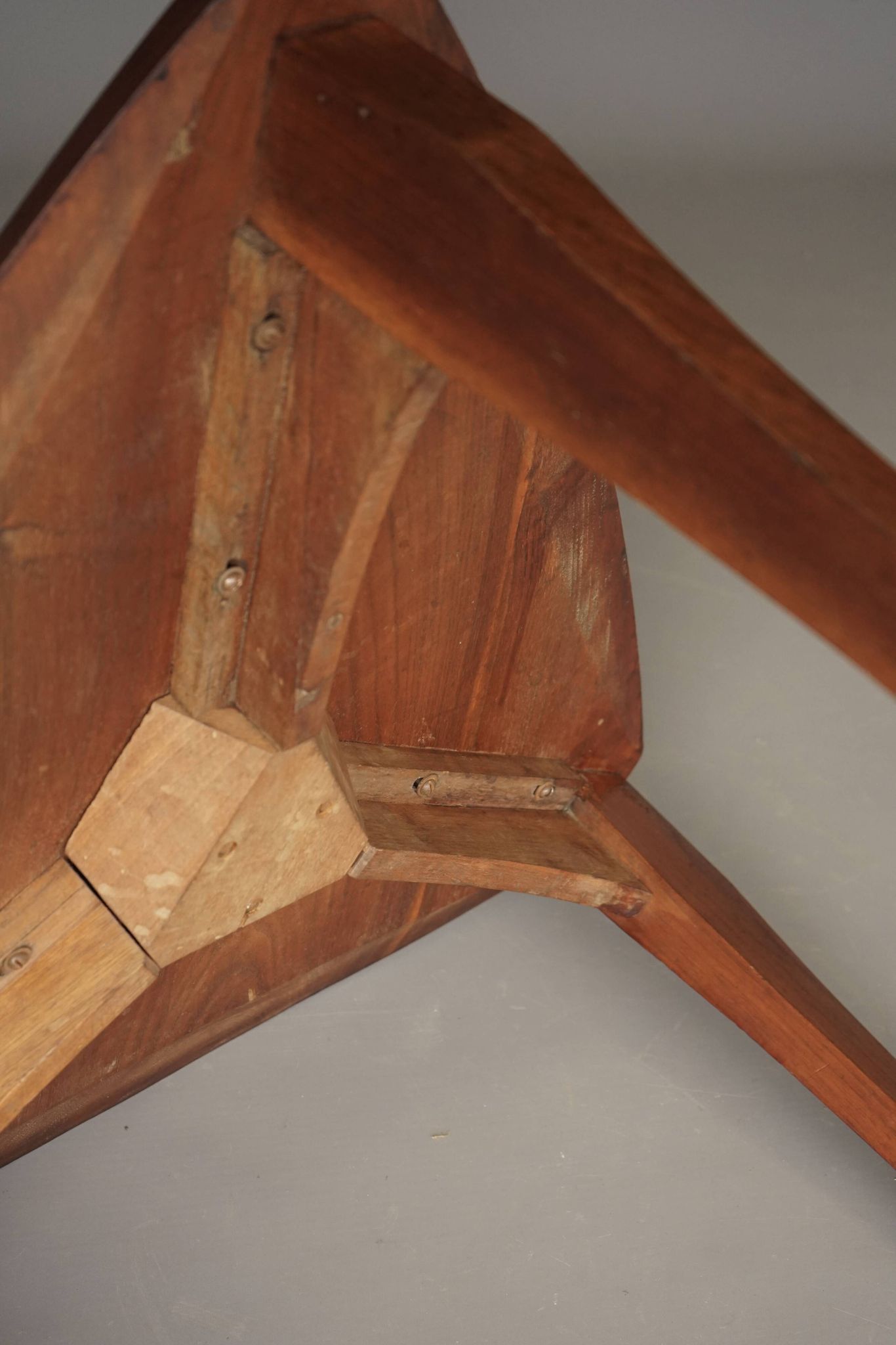 Anthroposophical Organic Coffee Table in walnut, 1950s