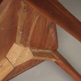 Anthroposophical Organic Coffee Table in walnut, 1950s