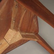 Anthroposophical Organic Coffee Table in walnut, 1950s