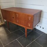 Scandinavian teak row from the 60s 100×62cms