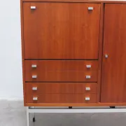 Belgian modernist bar cabinet by Werner Wölfers for V-Form, 1965