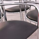 Set Italian dining chairs by Hank Lowenstein 1980's