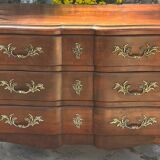 Louis XV style mahogany chest of drawers, 20th century