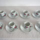 8 coffee cups model Eglantine, vintage Haviland Limoges