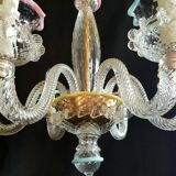 large Murano glass chandelier Venice.