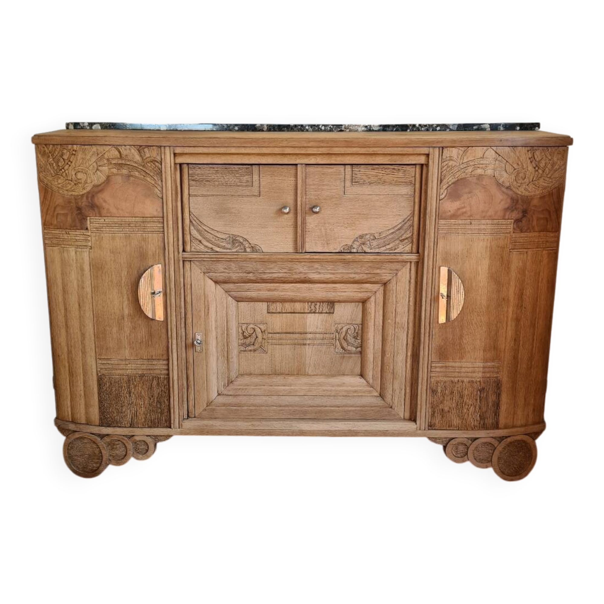 Art Deco oak sideboard
