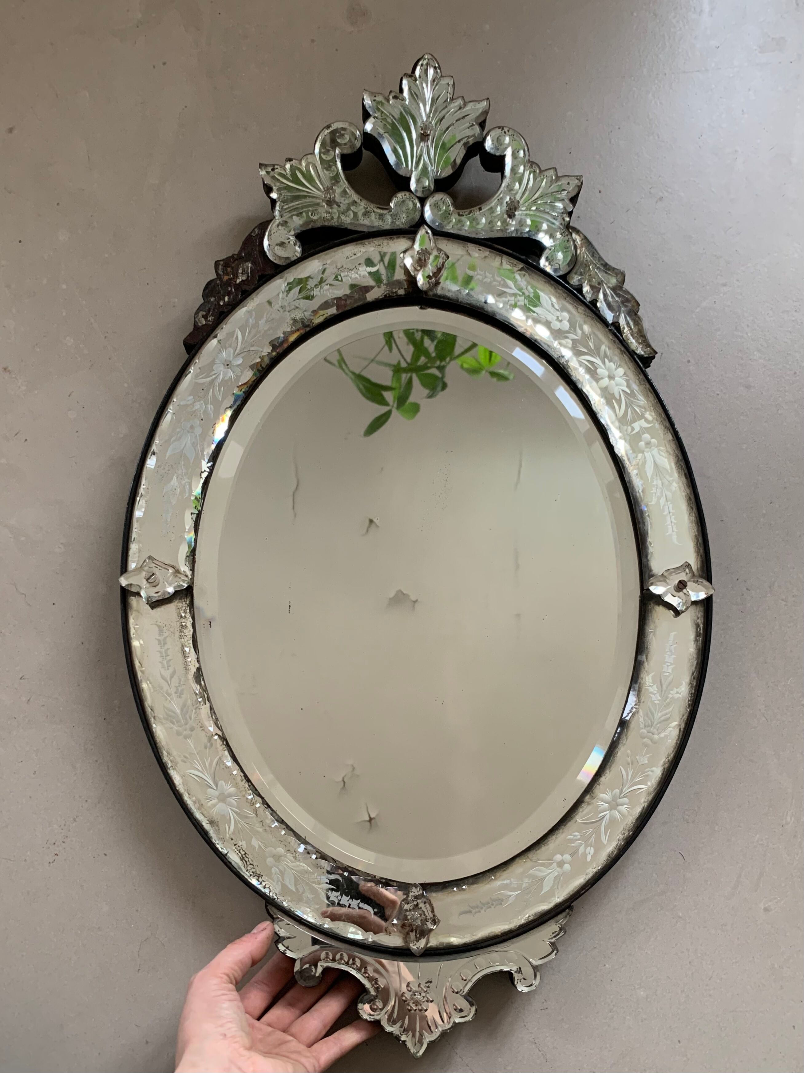 Ancient Venetian mirror