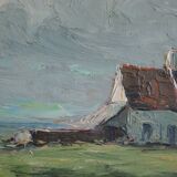 Landscape of Normandy signed P.H. Renier