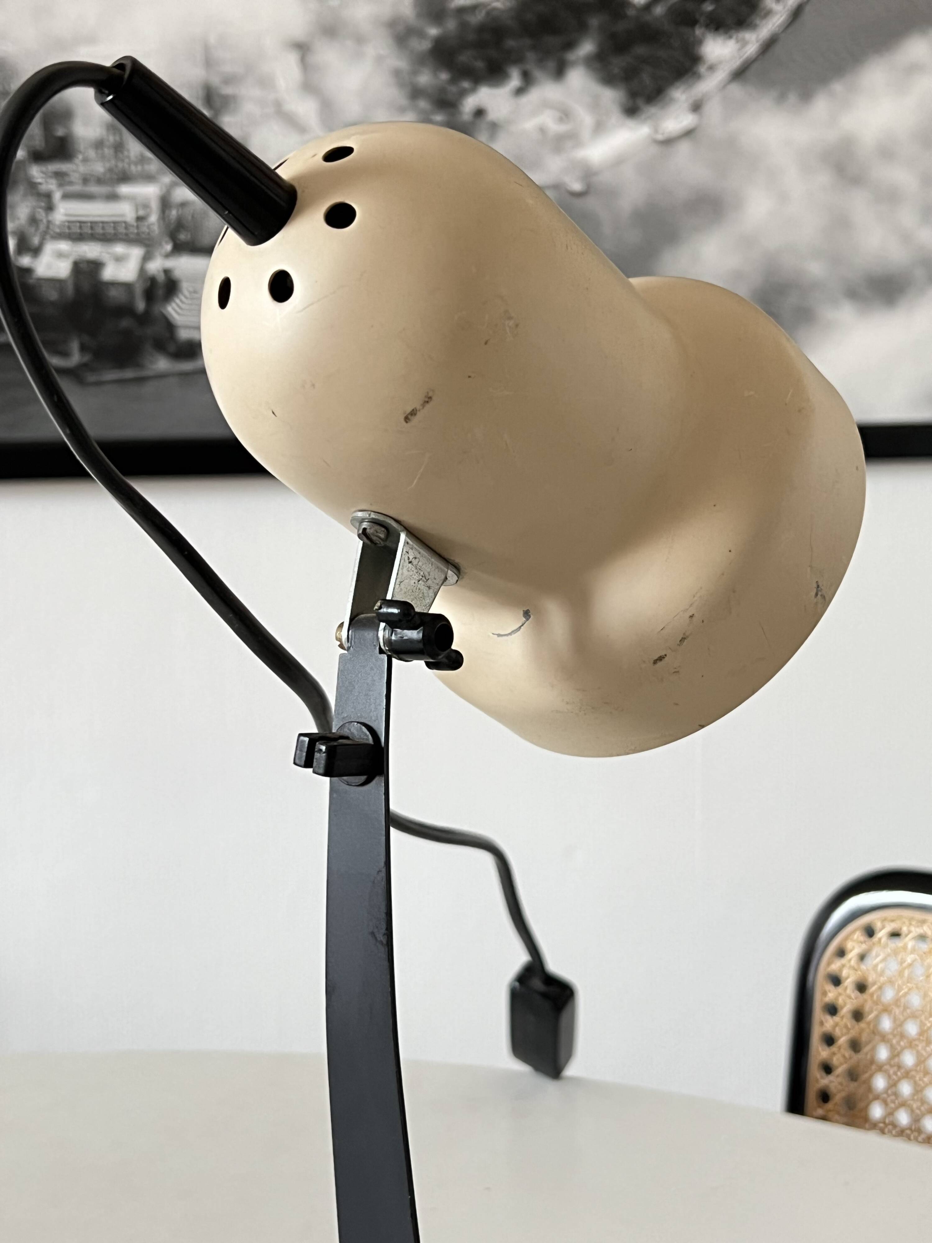 Vintage beige table lamp