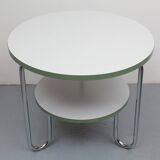 1930s loop table in chrome and formica