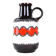 Ceramic vase with a handle, German design, 1960s, made in West Germany