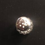 Set of 4 “Christofle” salt pots in solid silver