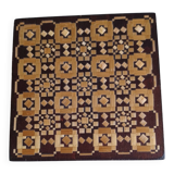 Box in straw marquetry.