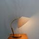 Mid Century Table Lamp by Temde, - Wood, Textile Shade