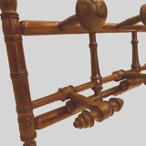 Wall coat rack in imitation of 20th century bamboo