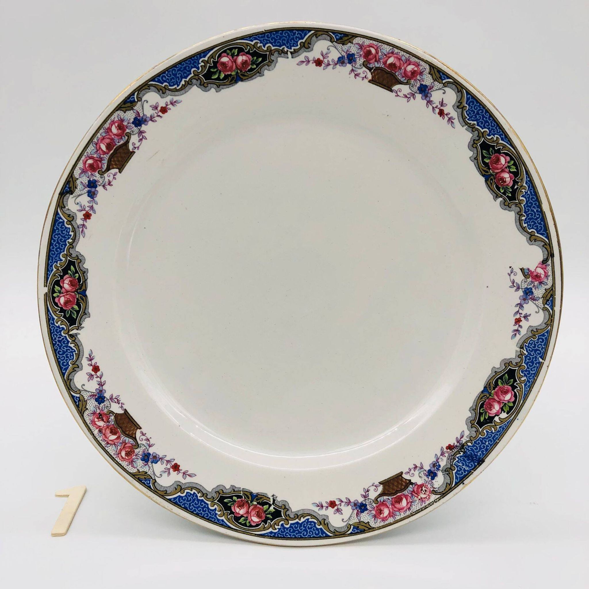 6 dessert plates "Sarreguemines & Digoin".