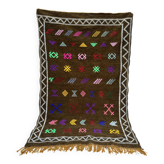 Tapis berbère artisanal en laine