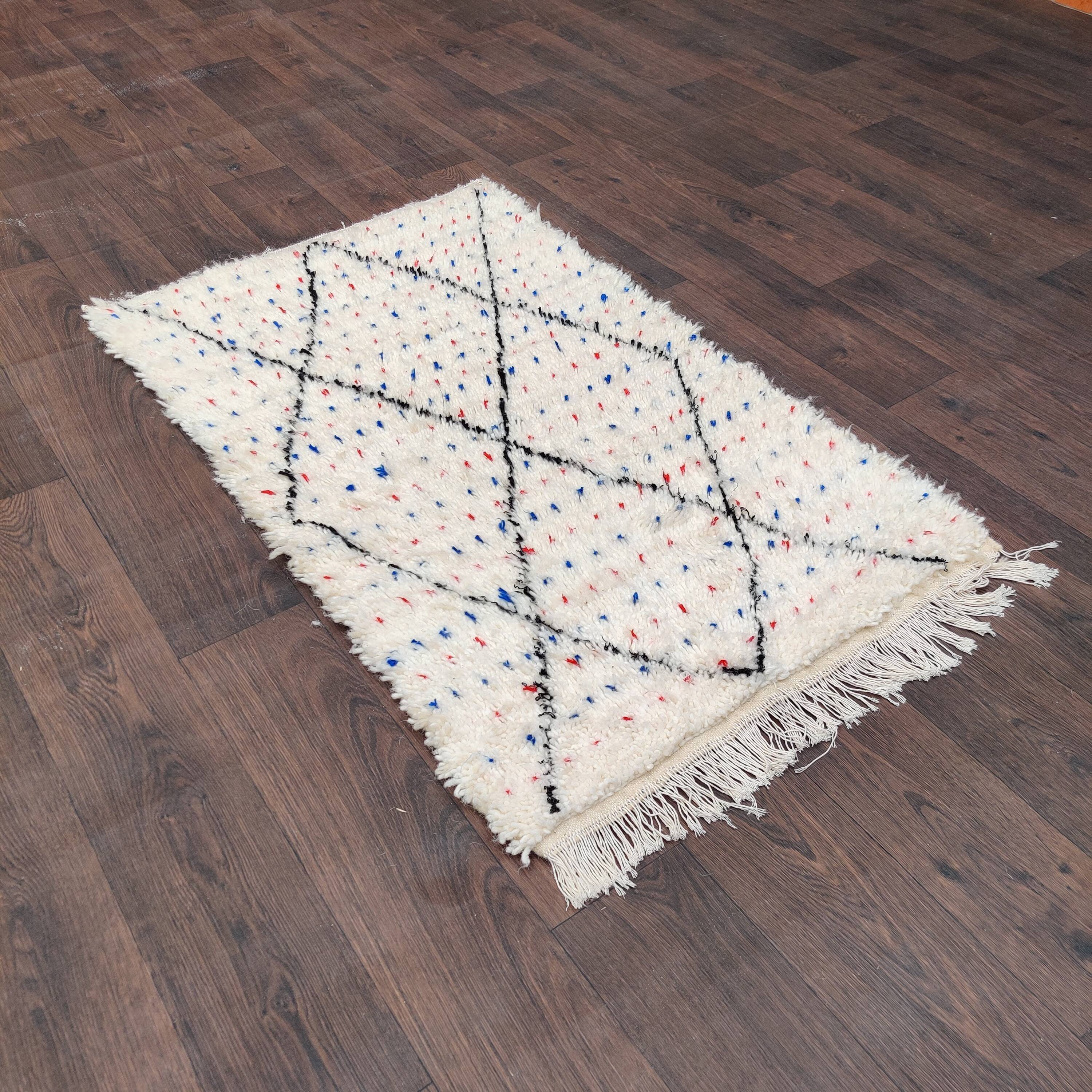 Berber bedroom carpet 75x125 cm