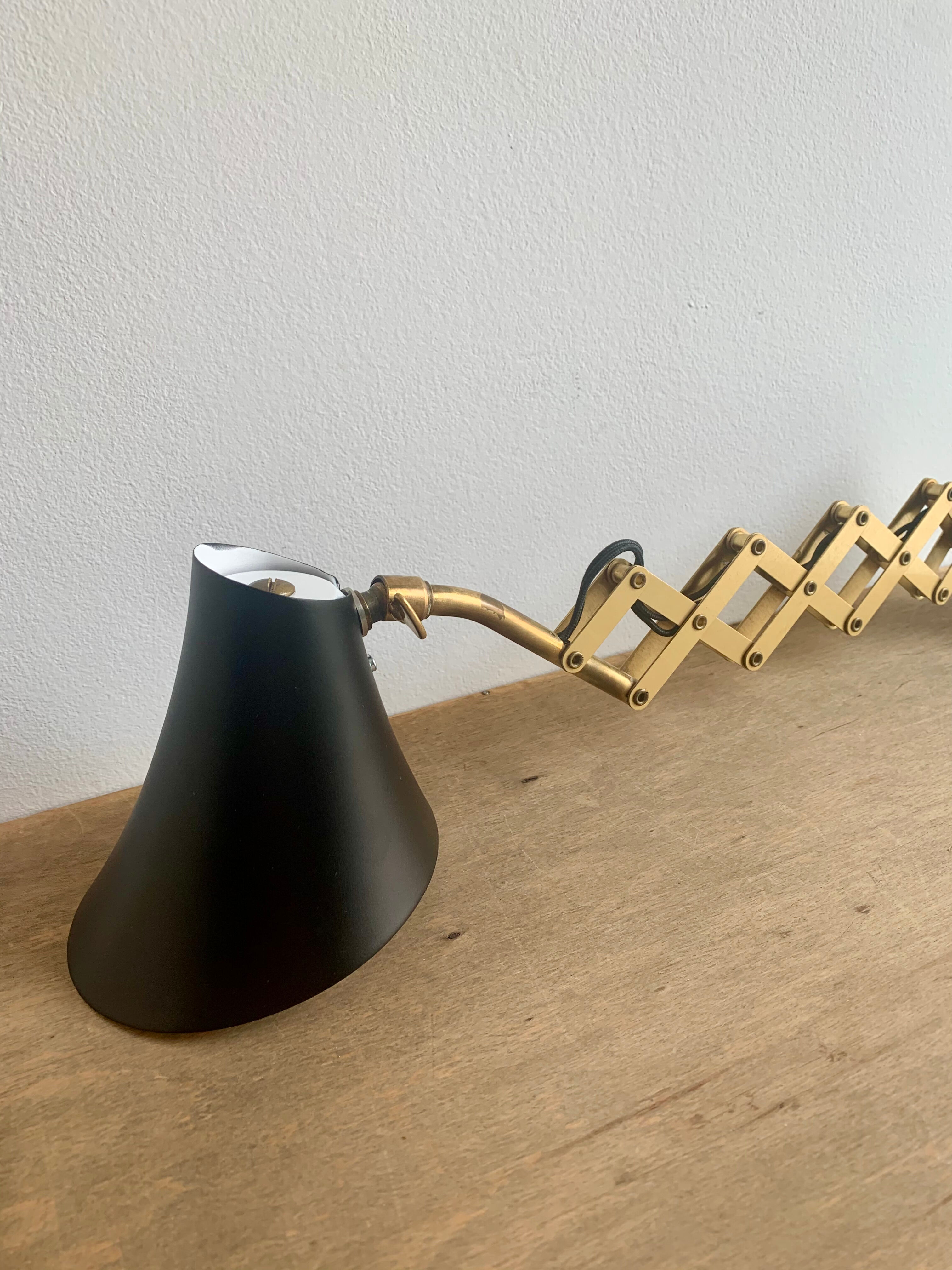 Scissor wall lamp, 1960s