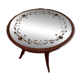 Lacquered pedestal table, Japanese motif