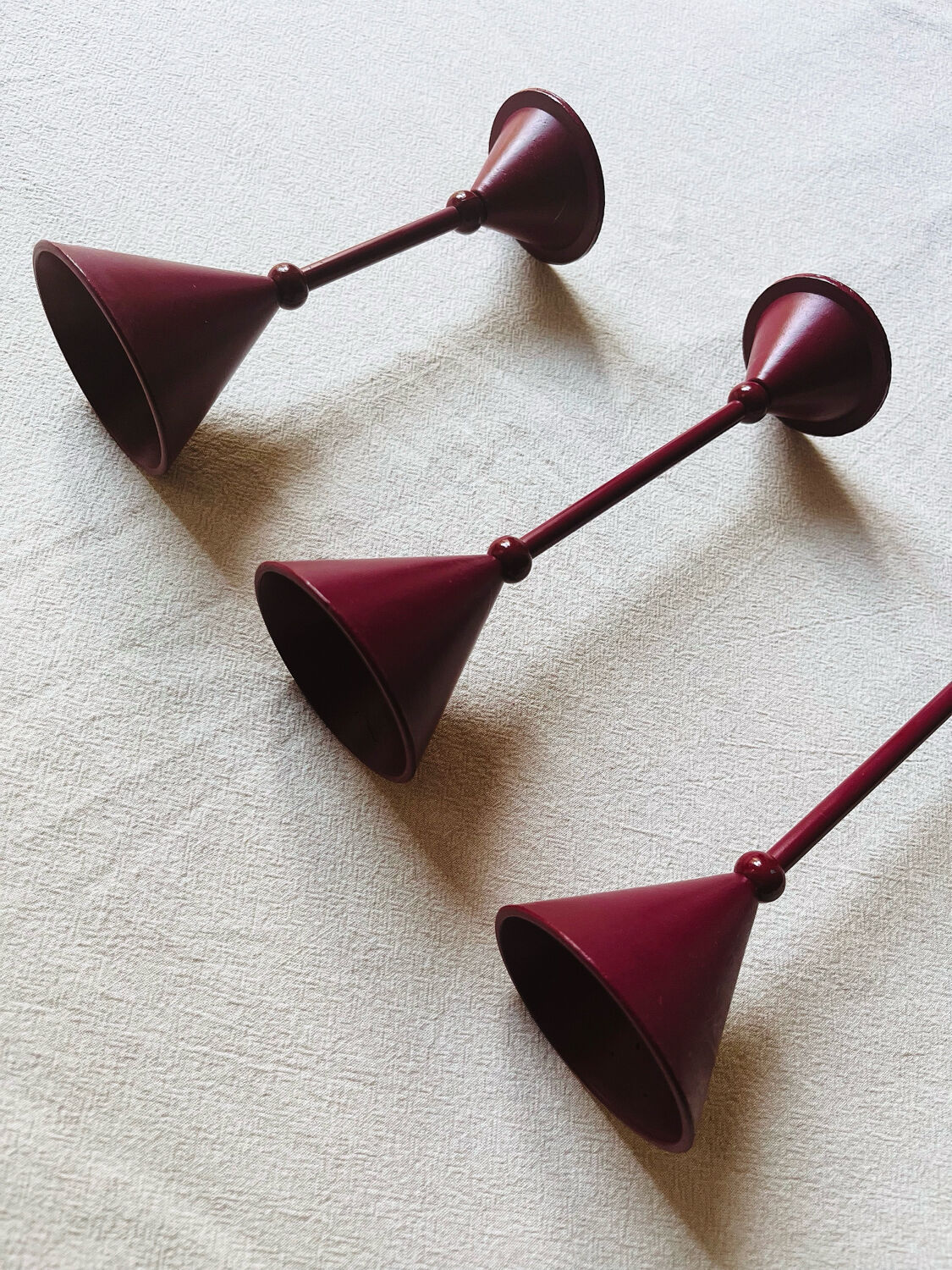 Set of 3 candle holders