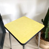 Yellow Formica stool