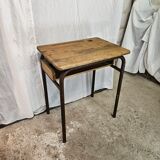 School desk 1950 one place adult size with locker