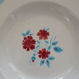 Lot 12 assiettes et plat Moulin des loups
