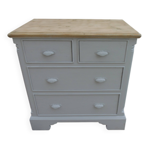 Commode anglaise de belle - gris