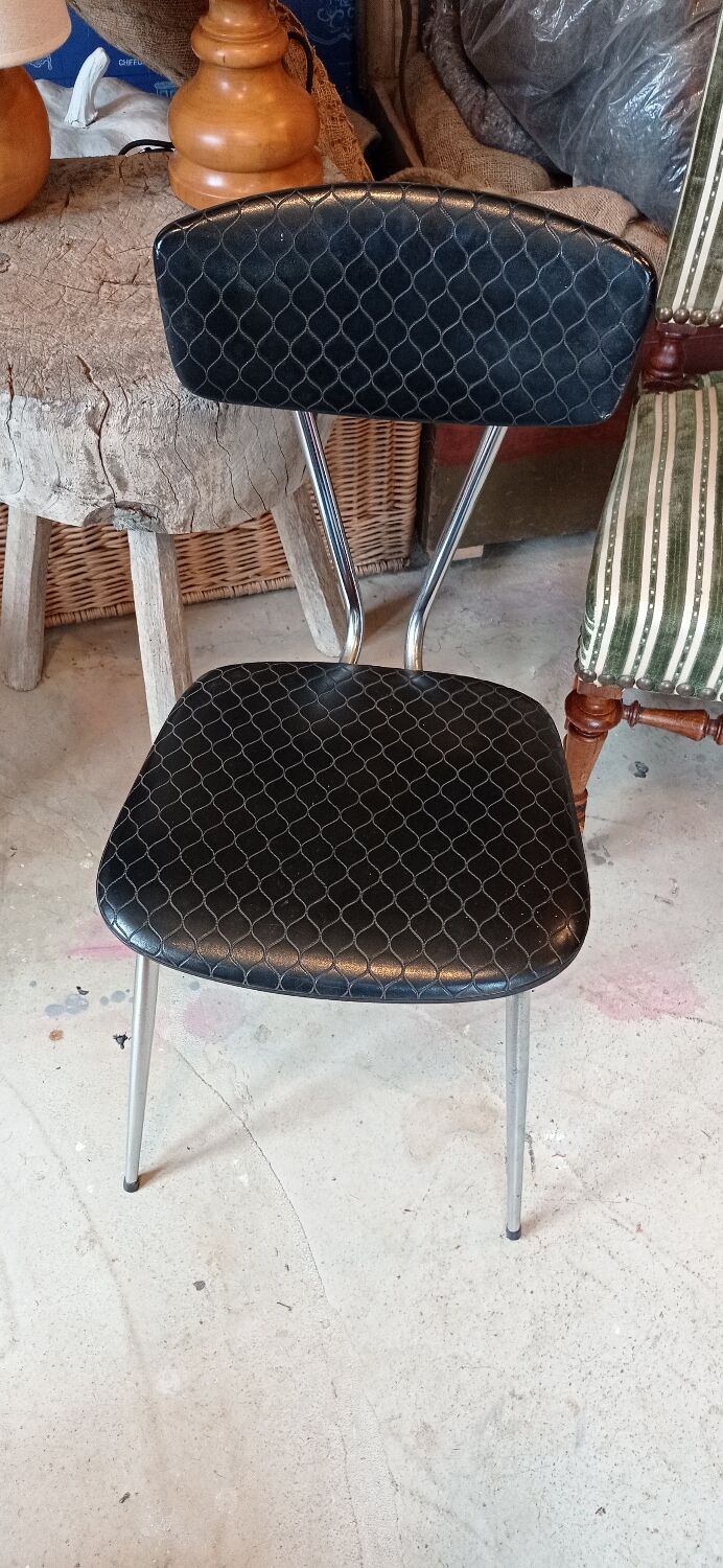 Leatherette chair 60