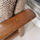 Banquette day bed en chêne design 1970
