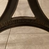 Large industrial style dining table