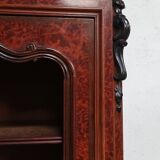 Bibliothèque époque Napoléon III en loupe de thuya