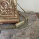 Antique Large Cassolette Lamp Empire Greek Roman Gilded Wood 19th Century 60